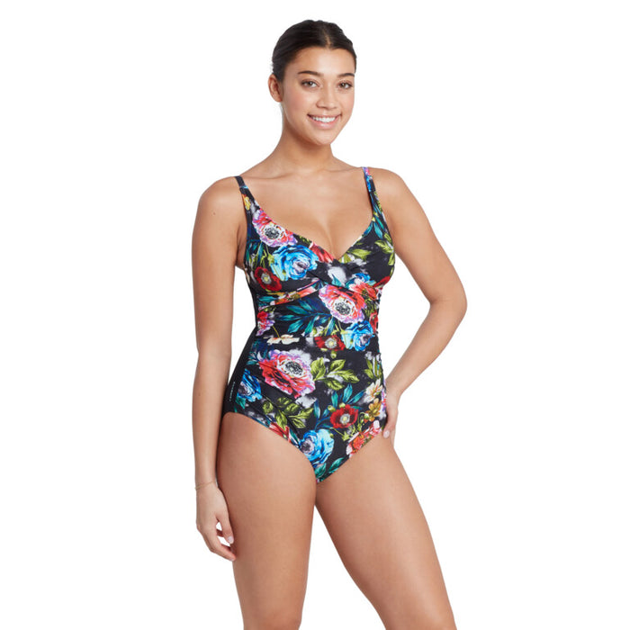 ZOGGS Women's Mystery Classic Back - Cassia Print