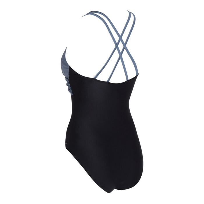 ZOGGS Women's Panel Crossback - Black Metal