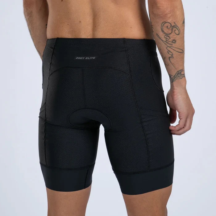 ZOOT Men's Elite 2.0 Tri 8" Short - Jet Black