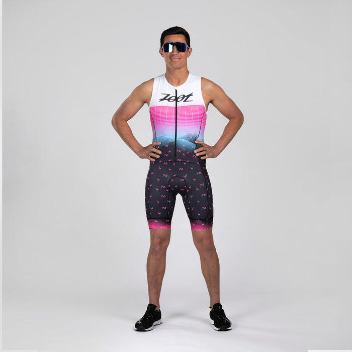 ZOOT Men's Ltd Tri Sleeveless Full Zip Racesuit - Vice