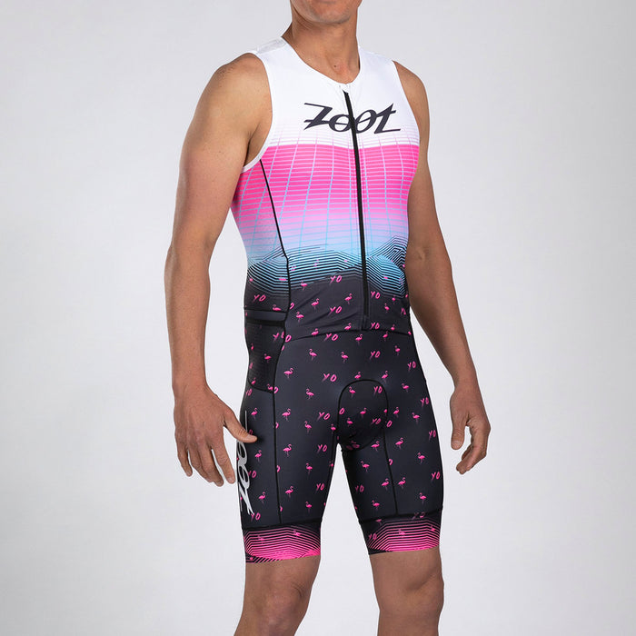 ZOOT Men's Ltd Tri Sleeveless Full Zip Racesuit - Vice