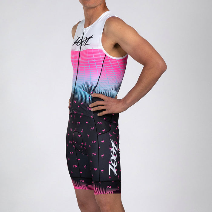 ZOOT Men's Ltd Tri Sleeveless Full Zip Racesuit - Vice