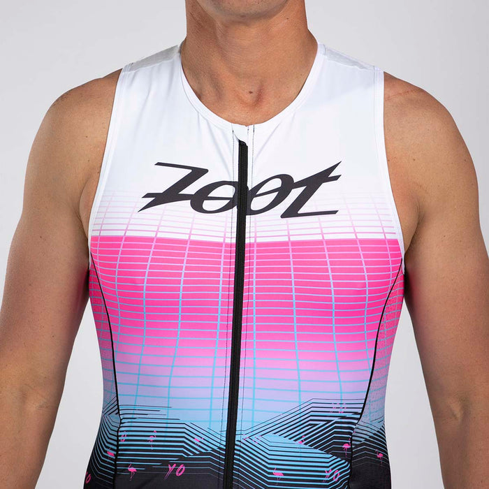 ZOOT Men's Ltd Tri Sleeveless Full Zip Racesuit - Vice