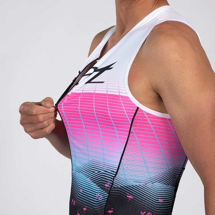ZOOT Men's Ltd Tri Sleeveless Full Zip Racesuit - Vice