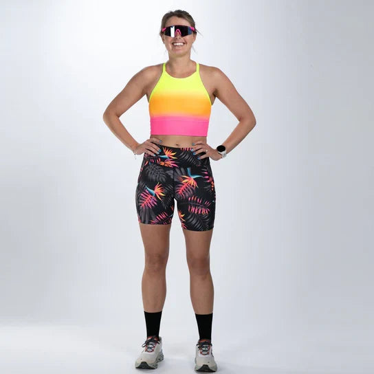 ZOOT Women's Run Crop - Tropical Magic