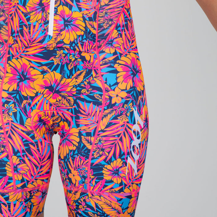 ZOOT Women's Tri SLVS FZ Racesuit - Club Aloha